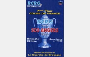 Billetterie match RCRG / SCO ANGERS