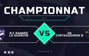 RCRG U17 - Chateaugiron B : le résumé vidéo